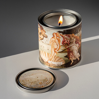 Artributed - Botticelli The Birth of Venus Candle