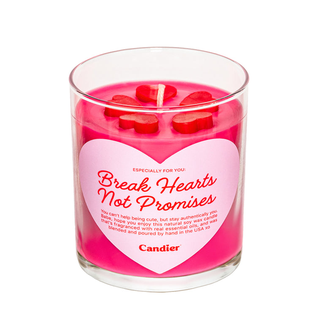 BREAK HEARTS NOT PROMISES CANDLE