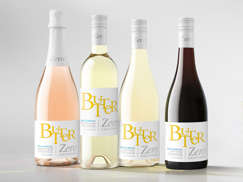 INTRODUCING NEW BUTTERZERO, NON-ALCOHOLIC WINES
