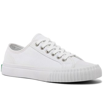 White Classic Center Lo Top