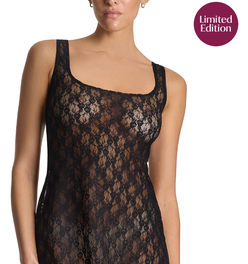 Lexi Wood Collab: Kristi Square Neck Chemise Black