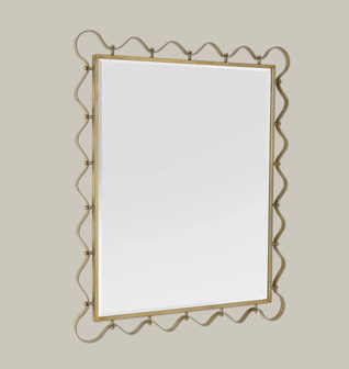 Les Vagues Mirror - Brass
