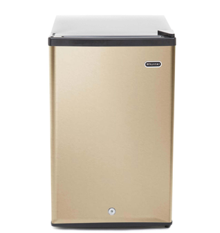 Whynter 2.1 cu ft Upright Freezer with Lock in Rose Gold,  Energy Star Rated CUF‑210SSG