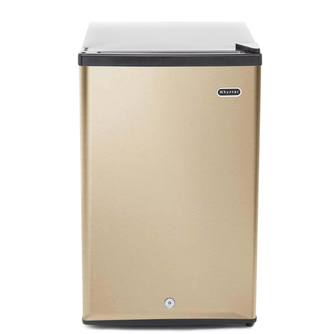 Whynter 2.1 cu ft Upright Freezer with Lock in Rose Gold, Energy Star Rated CUF‑210SSG