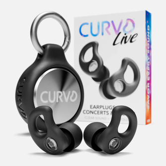 CURVD Live Earplugs - Black