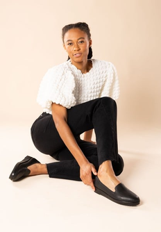 Carlow in Black Suede