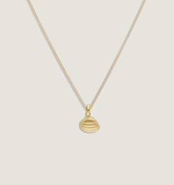 Scallop Shell Charm Necklace