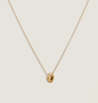 Anniversary Birthstone Charm Diamond Necklace