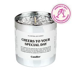 CHEERS TO YOUR SPECIAL DAY CANDLE