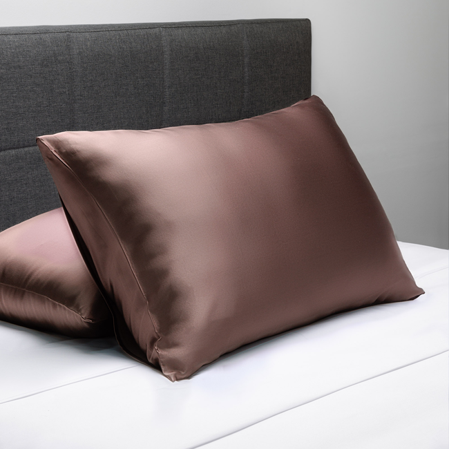 Chocolate Brown Silk Pillowcase 825-BRN.jpg