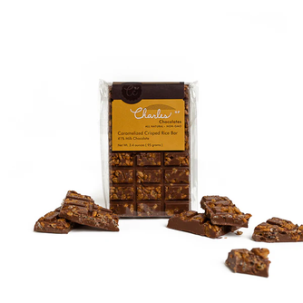 Caramelized Crisped Rice Bar, Milk Chocolate