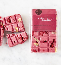 Ruby Garnet Chocolate Raspberry & Pistachio Bar