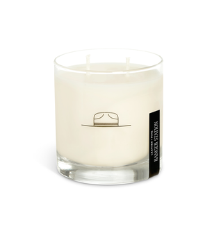 Leather + Pine Candle