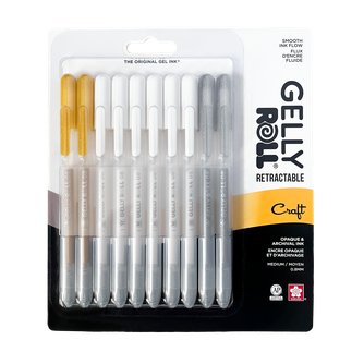 Gelly Roll Retractable Craft 10-pack