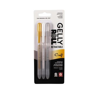 Gelly Roll Retractable Craft 3-Pack