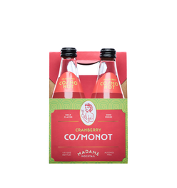 Madame Mocktail Cranberry Cosmo Not 4 pack/12 oz Glass