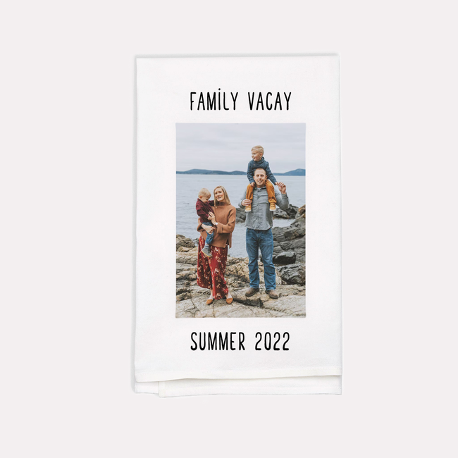 Custom Photo White Cotton Tea Towel.png