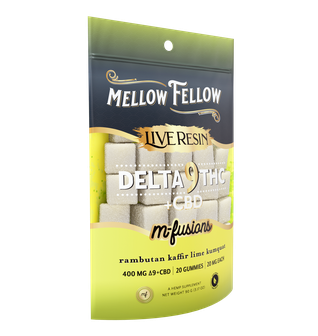Delta 9 Live Resin Edibles 400mg - Rambutan Kaffir Lime Kumquat
