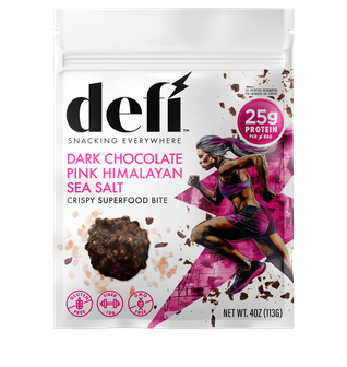 PINK HIMALAYAN SEA SALT Flavor - DEFI Chocolate Crispy Superfood Bite