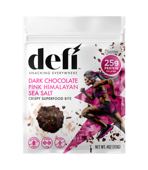 PINK HIMALAYAN SEA SALT Flavor - DEFI Chocolate Crispy Superfood Bite