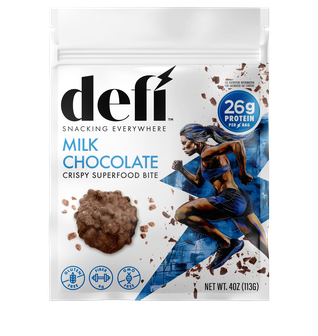 Milk Chocolate Flavor - DEFI Chocolate Crispy Superfood Bite