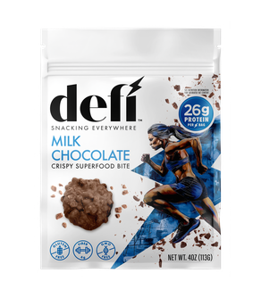 Milk Chocolate Flavor - DEFI Chocolate Crispy Superfood Bite