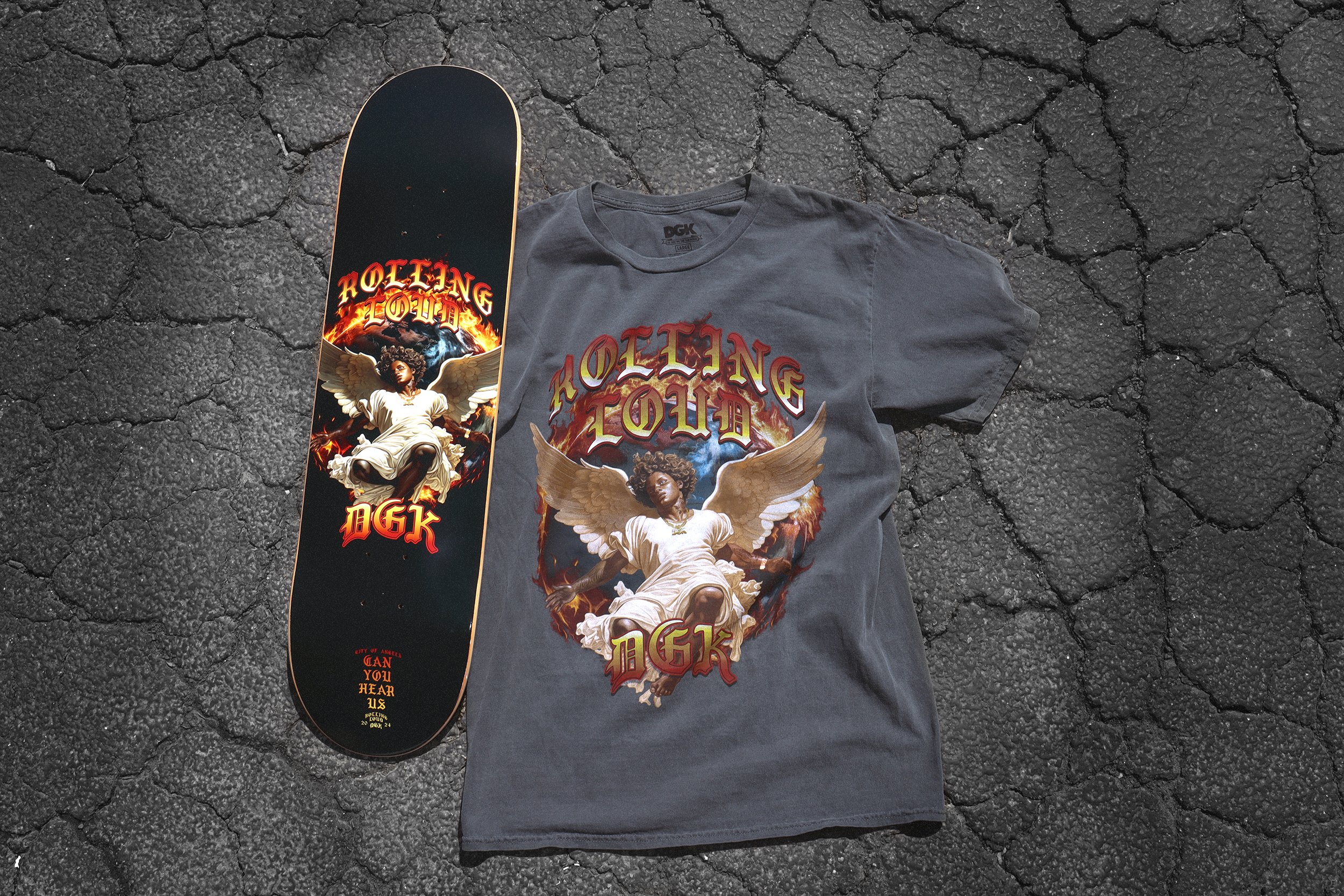 DGK x Rolling Loud Skateboard Deck Public Relations Media Kit Press