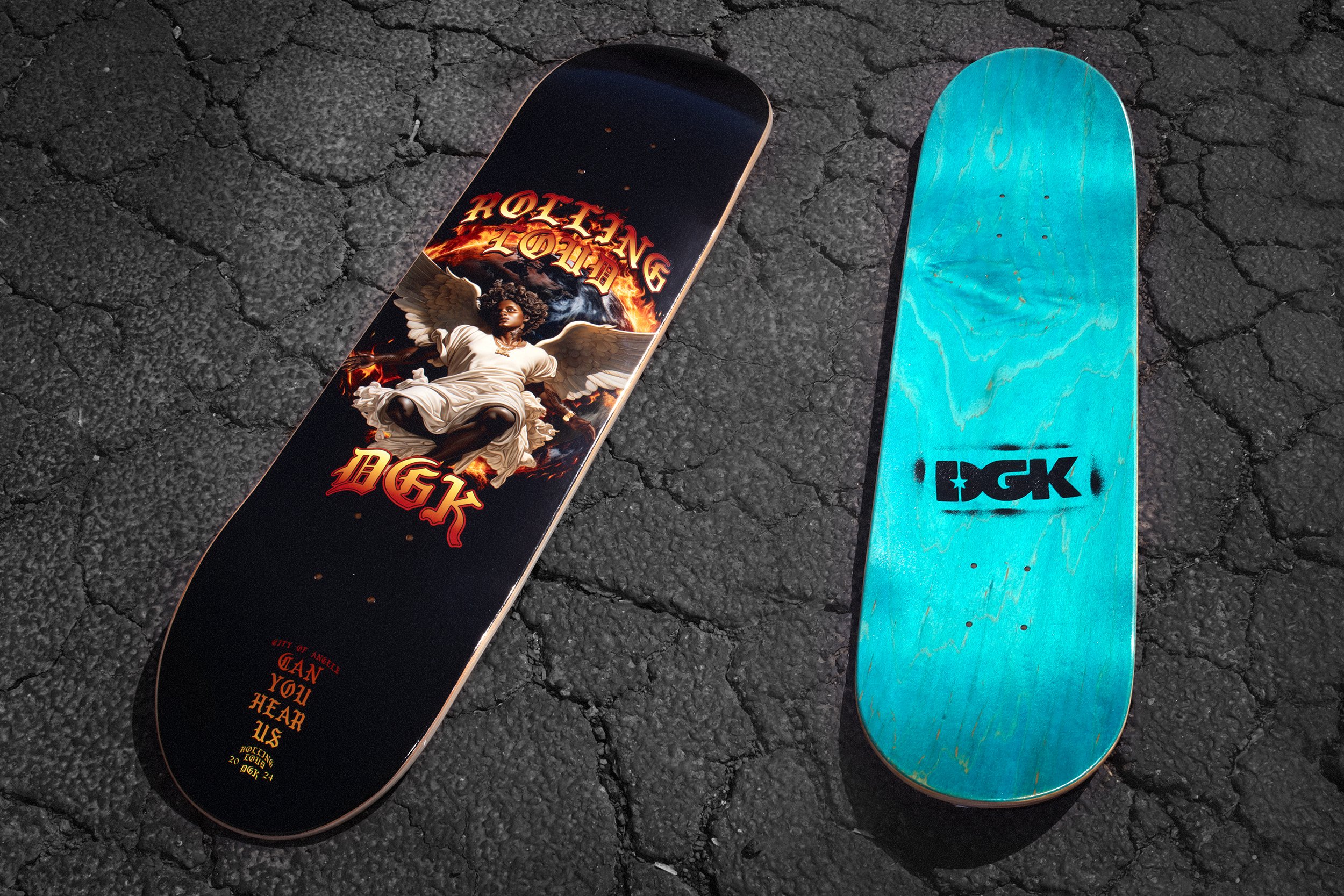 DGK x Rolling Loud Skateboard Deck Public Relations Media Kit Press