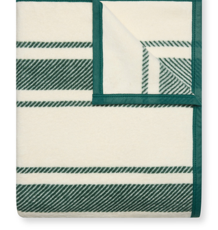 Dockside Stripe Evergreen Blanket