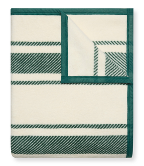 Dockside Stripe Evergreen Blanket