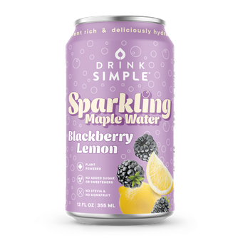 Blackberry Lemon Sparkling Maple Water