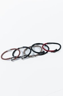 Liam Genuine Leather Bracelet