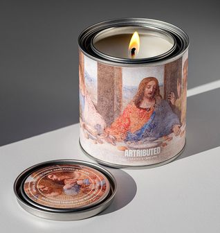 Artributed -Leonardo Da Vinci The Last Supper Candle