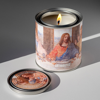 Artributed -Leonardo Da Vinci The Last Supper Candle