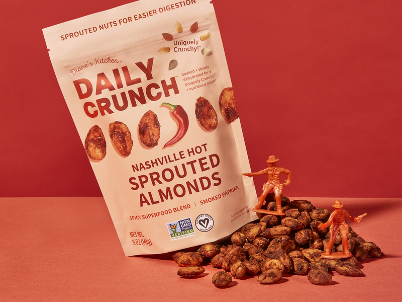 New Product: Nashville Hot Sprouted Almonds