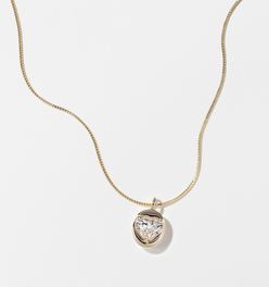 Delphi Heart Diamond Necklace