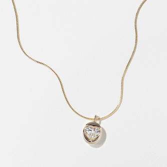 Delphi Heart Diamond Necklace
