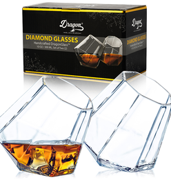 Diamond Whiskey Glasses
