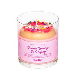 Donut Worry Be Happy Candle