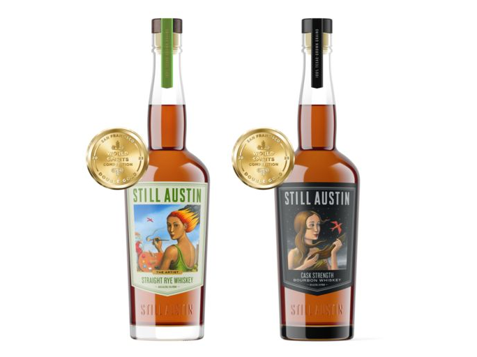 Still Austin Whiskey Co. Takes Home Multiple Double Gold Medals at the 2023 San Francisco World Spirits Competition