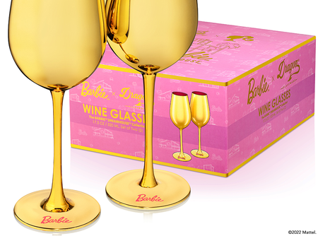 Barbie™ x Dragon Glassware® Dreamhouse™ Wine Glasses