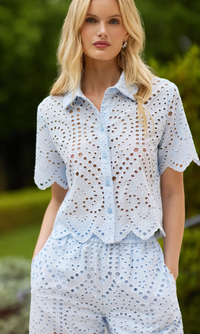 Dubois Cotton Eyelet Shirt