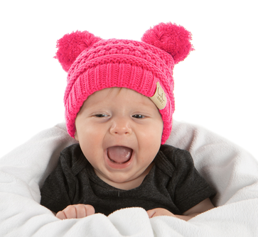 Baby/Infant Knit Pom Beanie (0-12 Months)