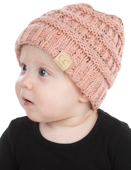 Baby/Infant Ribbed Knit (No Pom) Beanie (Age 0-12 Months)