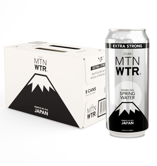 EXTRA STRONG Sparkling Spring Water 16.9 oz can