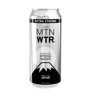 EXTRA STRONG Sparkling Spring Water 16.9oz Can