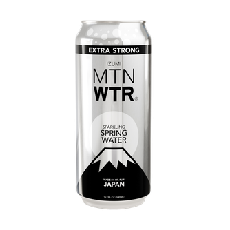 EXTRA STRONG Sparkling Spring Water 16.9oz Can