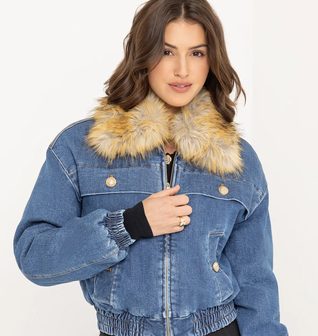 Paco Denim Bomber