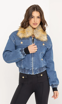Paco Denim Bomber