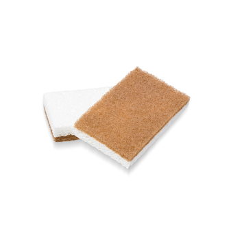 'In a Nutshell' - Walnut Scrubber Sponge 2-Pack